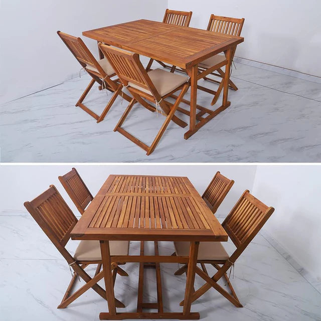 9 Pcs Dining Table Set, Outdoor/Indoor Set-GCC Home Center