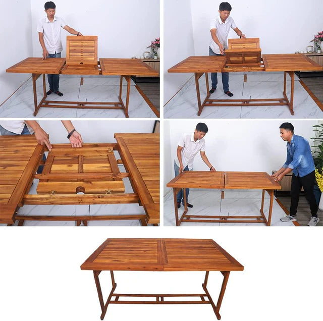 9 Pcs Dining Table Set, Outdoor/Indoor Set-GCC Home Center