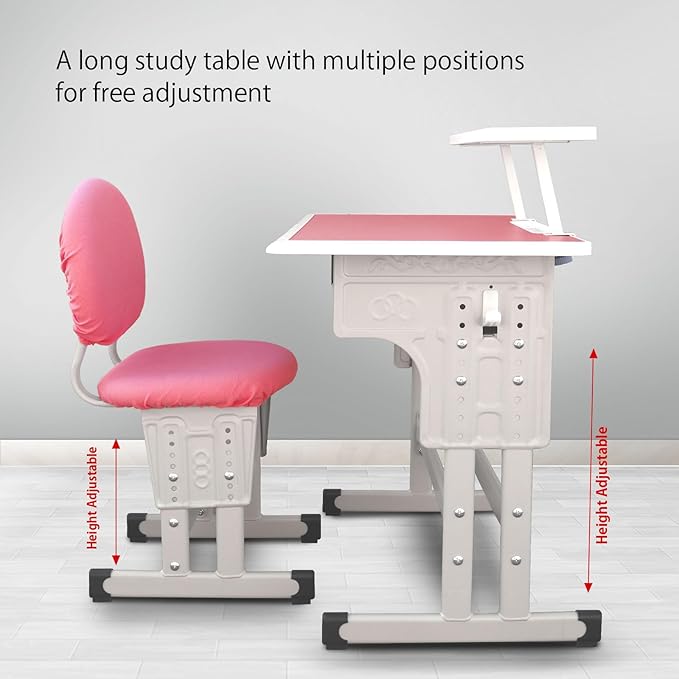 Adjustable School Desk and Chair Set For Primary & Secondary School – Ideal for Home