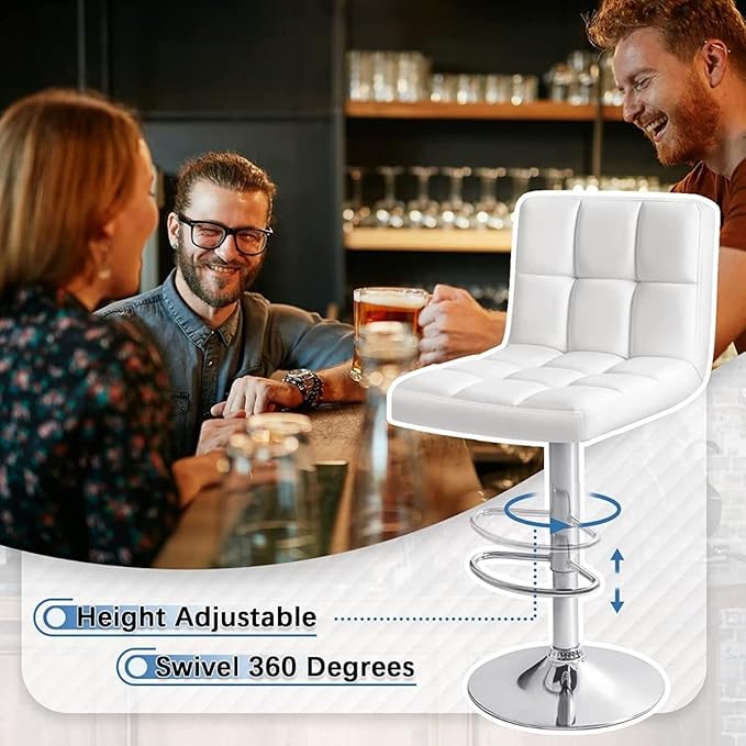 Modern Bar Stool Counter Height Barstools Height Pu Leather Bar Stool chairs-GCC Home Center