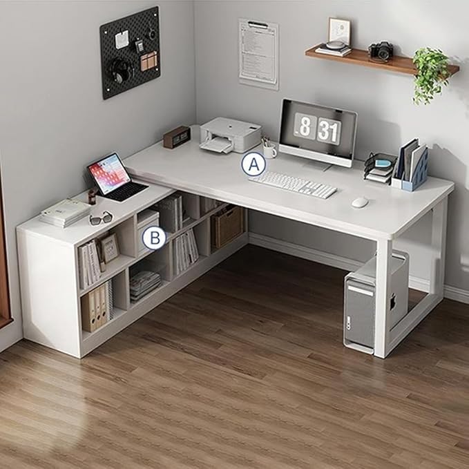 Computer and Multifunction Table Home Office Workstation 120 CM with 3 Drawers