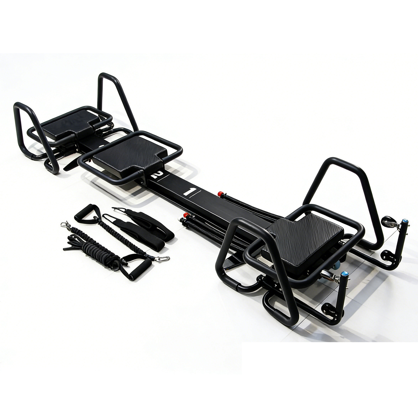 Mini Supermodel Adjustable Pilates Reformer Machine for Fitness Clubs Studio Use & Home Training