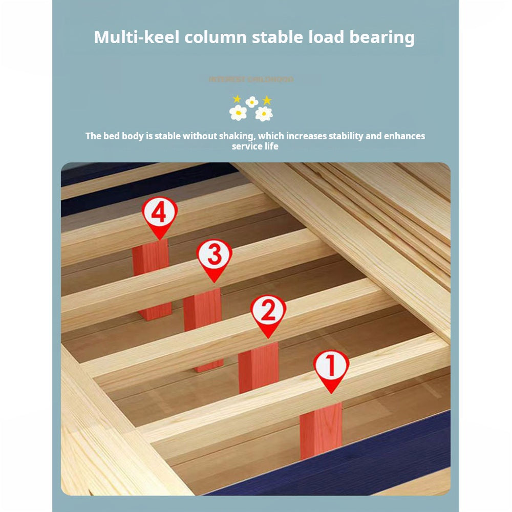 COOLBABY ZLJ1117 Multifunctional Modular Bed With Stairs And Double Drawers-GCC Home Center