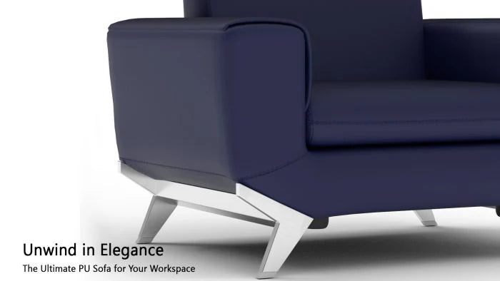 PU Leatherette Seater Sofa Modern Sofa Ideal for Home and Office-GCC Home Center