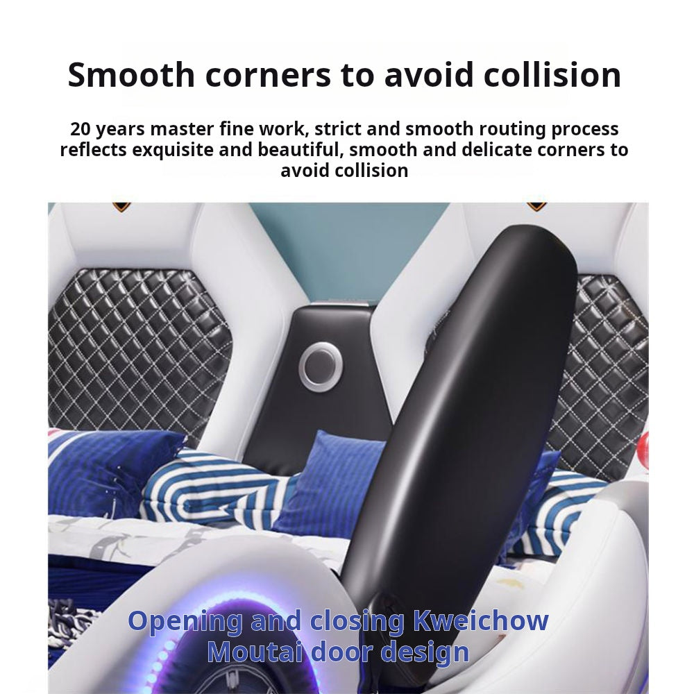 COOLBABY ZLJ1127 Children's Bed Boys Bed Car Style Single Bed-GCC Home Center