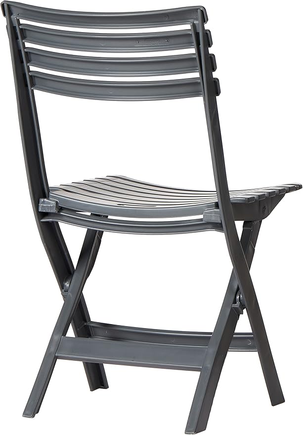 Folding Chair, Cool Grey Perfect For Households, Restaurants, Cafeterias And Events-GCC Home Center