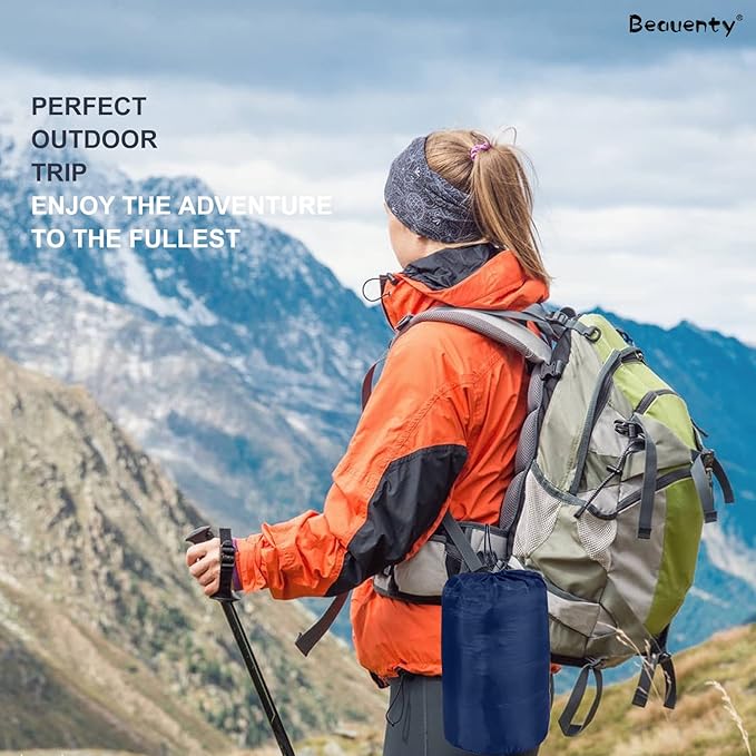 180CM bag length, cap is 30CM long Outdoor Camping Summer Camping Sleeping Bag-GCC Home Center