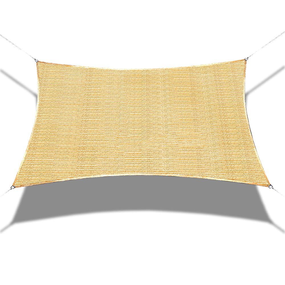 Decor Triangle Shape Sun Shade Sail Shade Net Canopy UV Protection Umbrella UV Blockage Awning Camping Shade Garden Patio Pool Yard Pergola For BBQ, Garden (6 x 8 Meter)-GCC Home Center