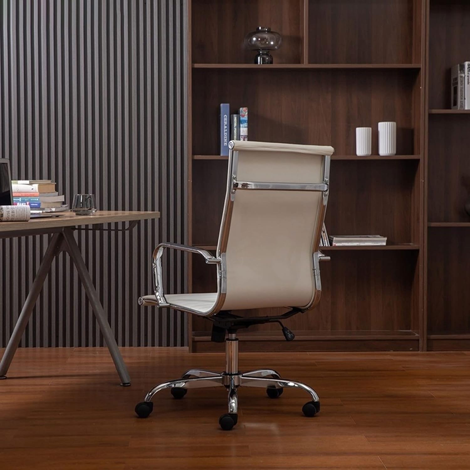 Desk Chairs High Back Office Chair Home Desk Chair Leather White Office Work Chair