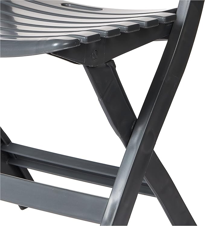 Folding Chair, Cool Grey Perfect For Households, Restaurants, Cafeterias And Events-GCC Home Center