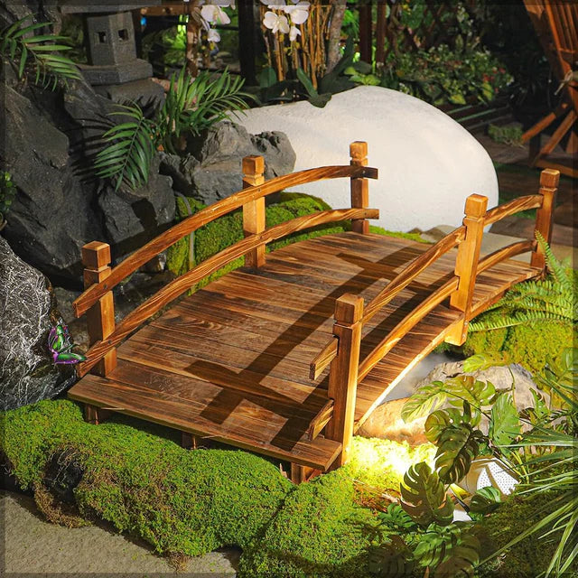 Wooden Arch Footbridge-GCC Home Center