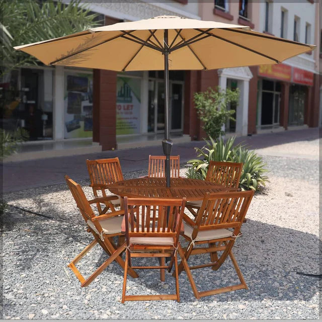Outdoor Furniture Wooden Set-GCC Home Center