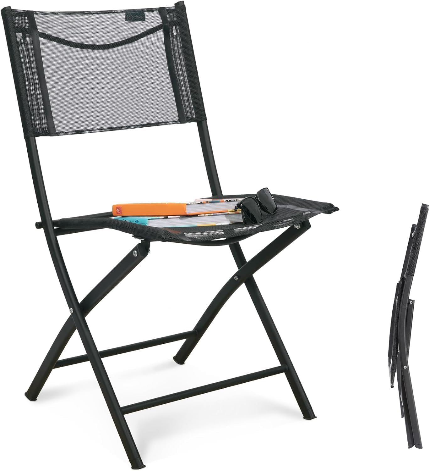 VITAL 5 Pieces Patio Furniture Set Outdoor Patio Conversation Bistro Set Modern Chairs with Coffee Table for Home and Balcony Patio Outdoor Furniture Conversation Sets Porch Chairs (VI-CTS-02)
