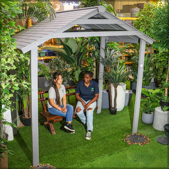 Hut Shape Gazebo, Length 145cm, Width 145cm, Height 240cm-GCC Home Center