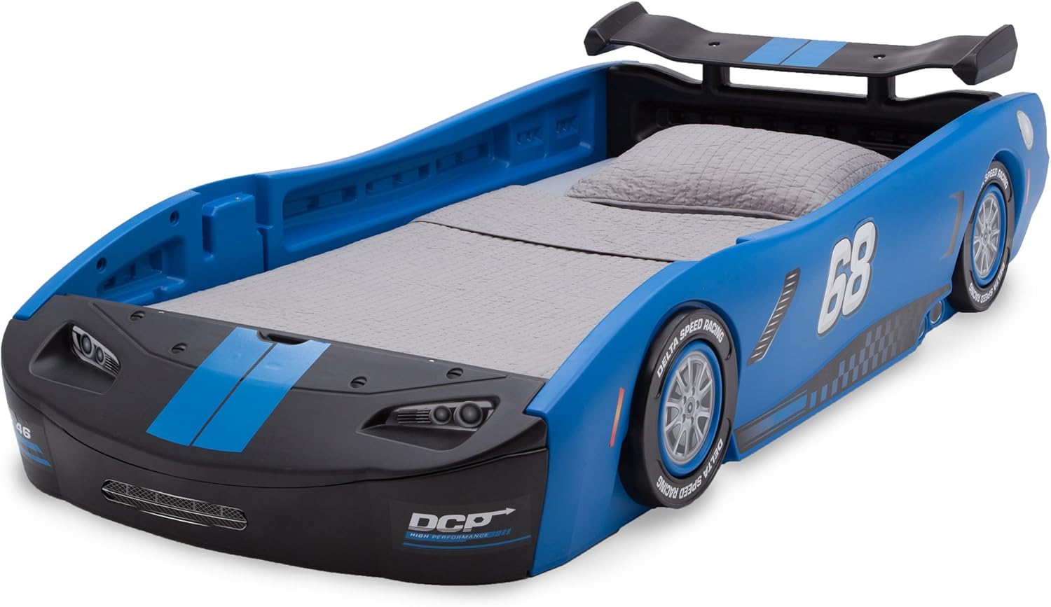 Children Turbo Race Car Twin Kid car Bed