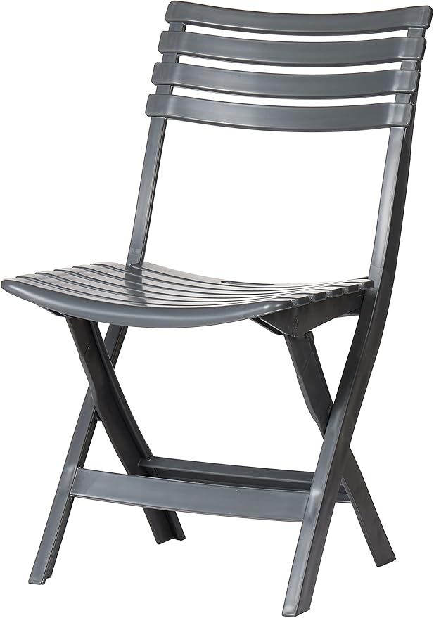 Folding Chair, Cool Grey Perfect For Households, Restaurants, Cafeterias And Events-GCC Home Center