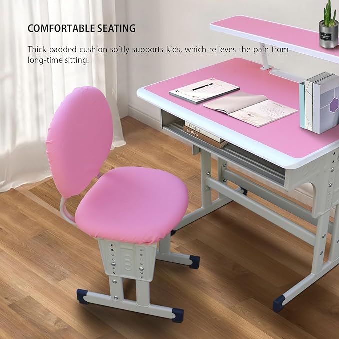 Adjustable School Desk and Chair Set For Primary & Secondary School – Ideal for Home