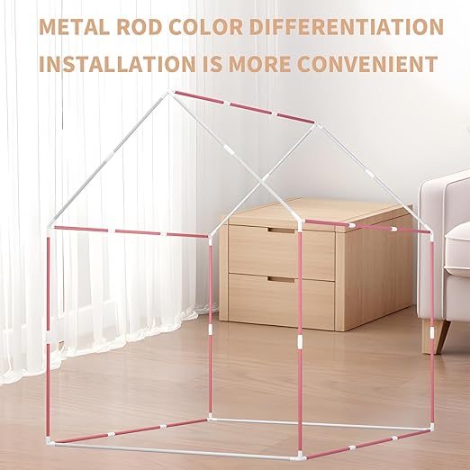 Large Kids Tent House Indoor/Outdoor, Toddler Play Tent With Birthday Party Decoration-GCC Home Center