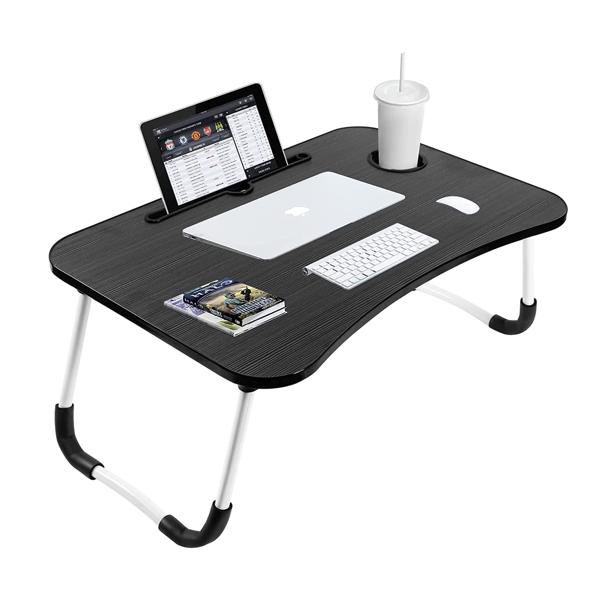 Sulfar Computer Desk, Computer Laptop Table Desk Office Desk Study Writing Desk Easy Assembly, Computer Desk Modern Simple Style for Home Office 120 x 60CM Black-GCC Home Center