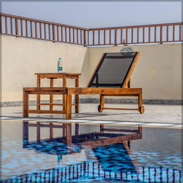 Adjustable Sun Lounger For Beach, Pool And Garden-GCC Home Center