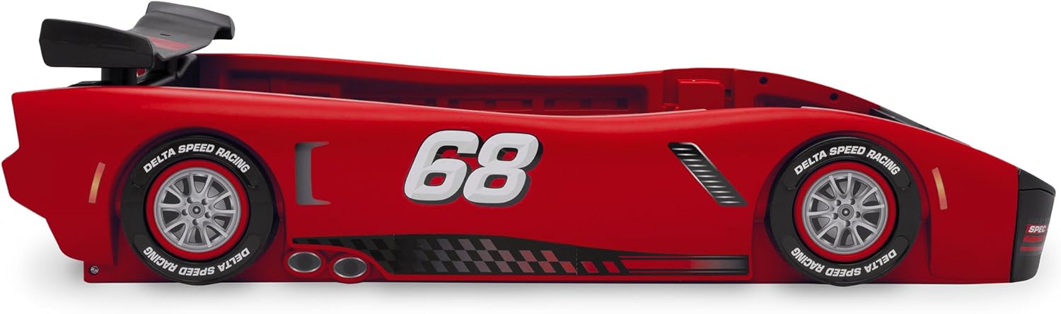 Children Turbo Race Car Twin Kid car Bed