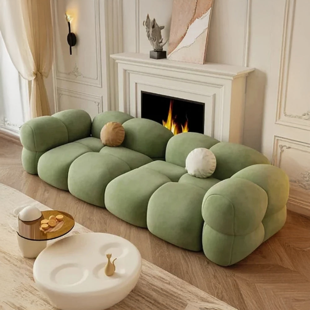 Modern Luxury Suede Sofa Set-GCC Home Center