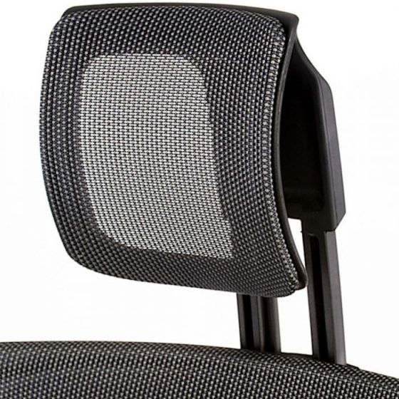 High Back Fabric Chair 49 cm - Black Office Chair-GCC Home Center