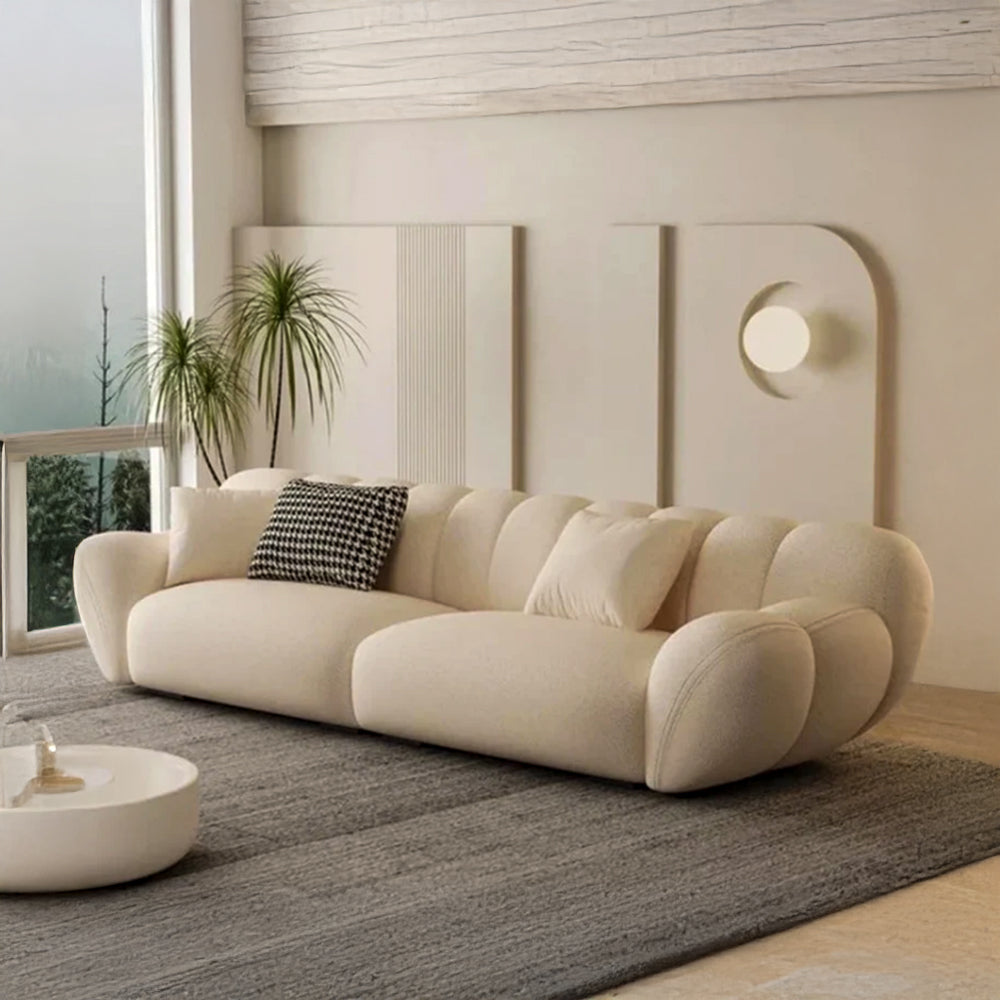 Modern Suede Sofa Set-GCC Home Center