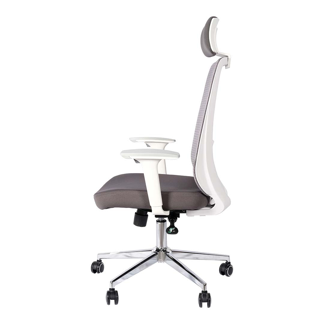 High Back Office Chair With Height Adjustable And 5 Swivel Wheels-GCC Home Center