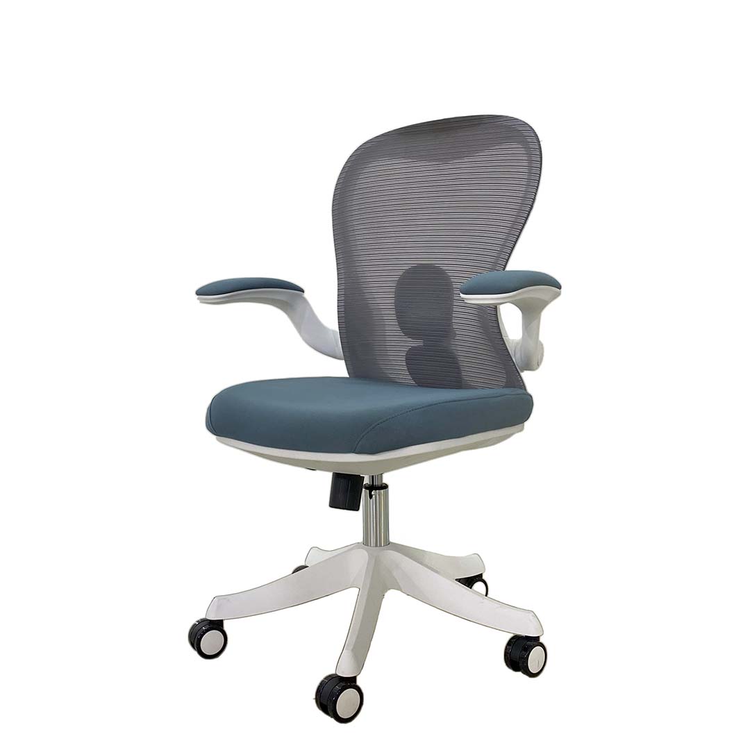 Ergonomic Low Back Office Chair With Height Adjustable And Swivel Wheels-GCC Home Center