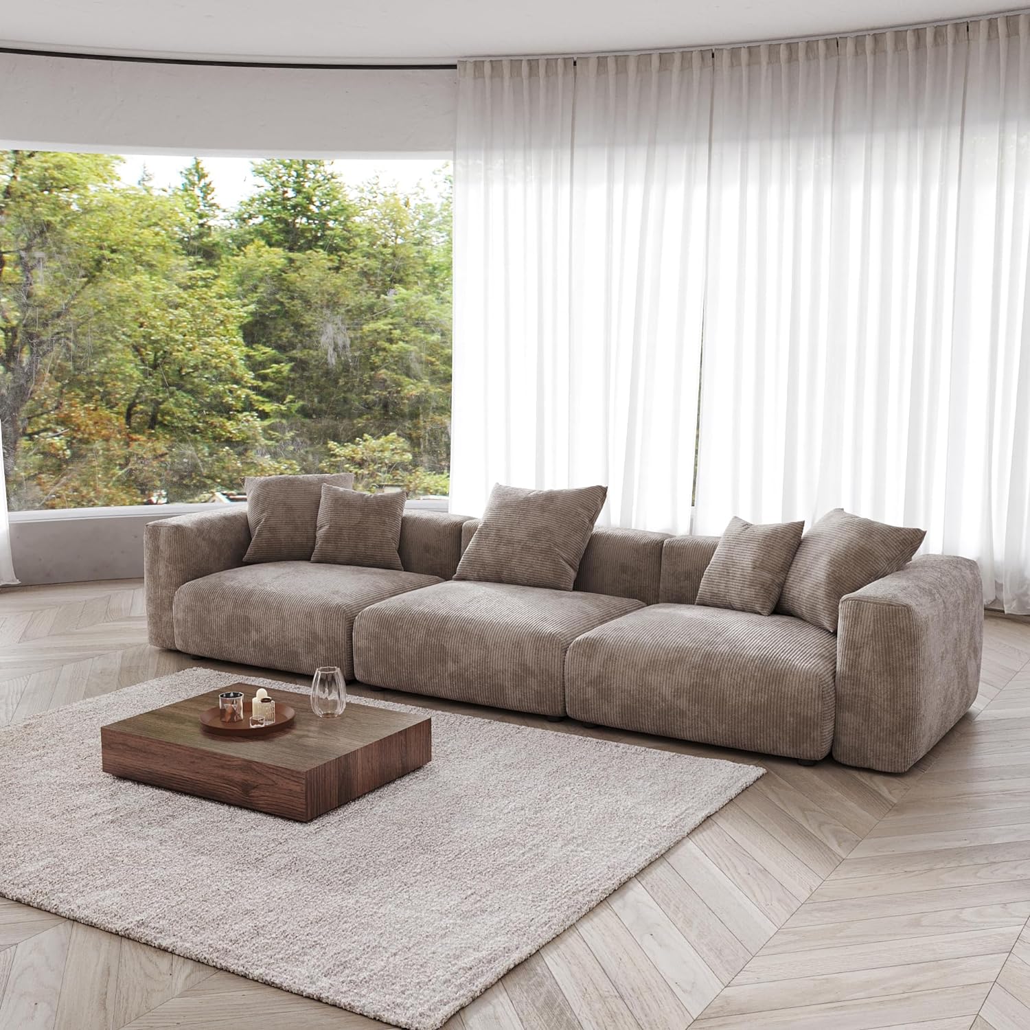 Modern Sectional Fabric Sofa-GCC Home Center
