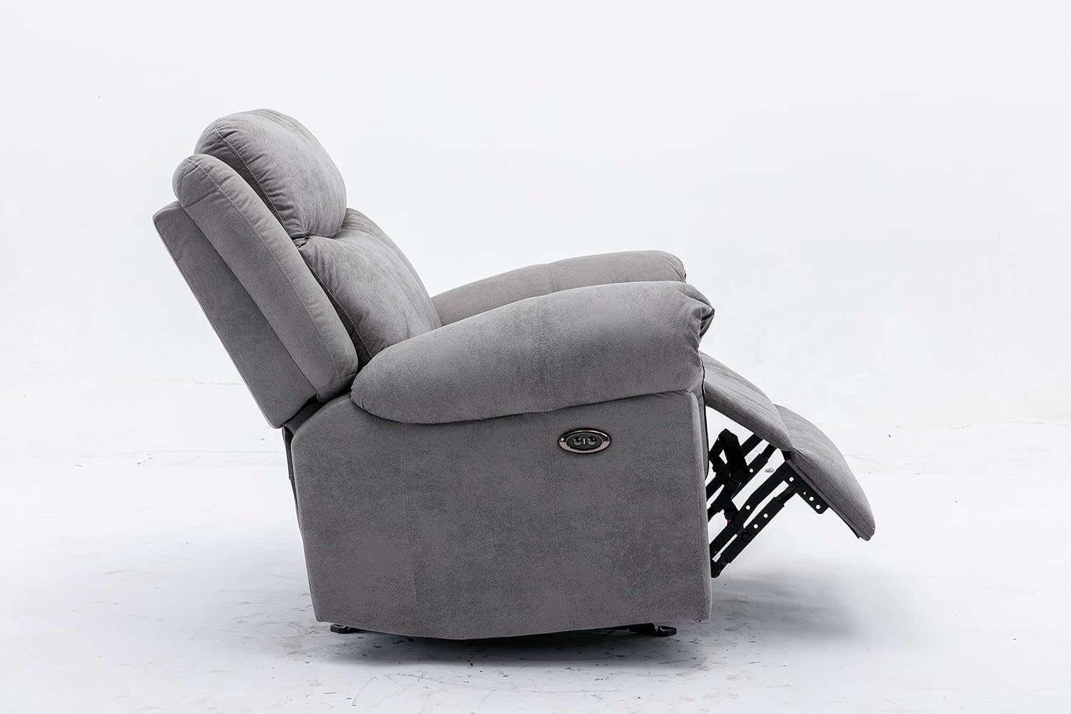 RECLINER & ROCKING SOFA ELECTRIC Faux Leather Recliner Good Comfort Open & Close Single Recliner Sofa-MAF-2319-GCC Home Center