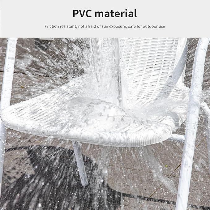 Garden Dining Set 3 Piece (2 Chair and 1 Table) Outdoor Furniture Patio Dining Table and Chair Balcony Dinner Table Dinner Chair Poly Rattan - Grey-GCC Home Center