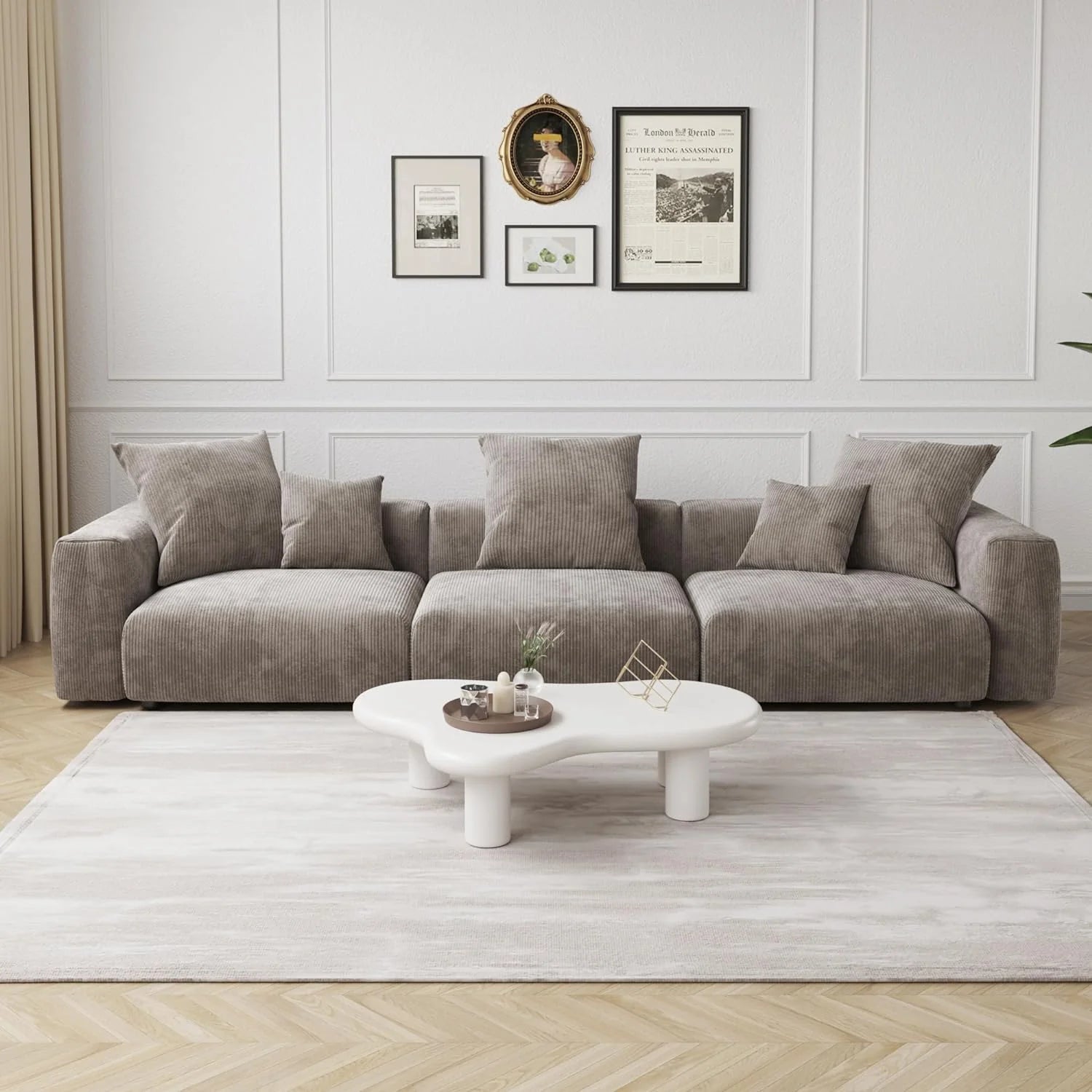 Modern Sectional Fabric Sofa-GCC Home Center