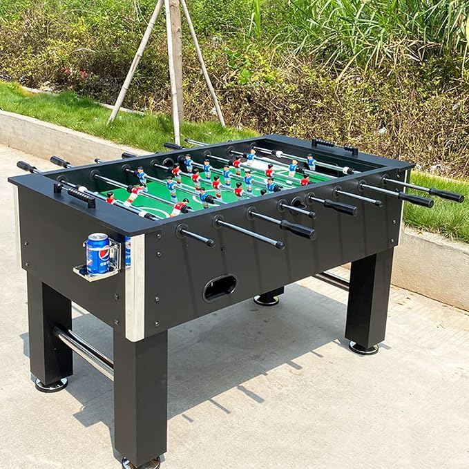 Foosball Table Game – Standard Size Fun, Multi Person Table Soccer Adults, Families