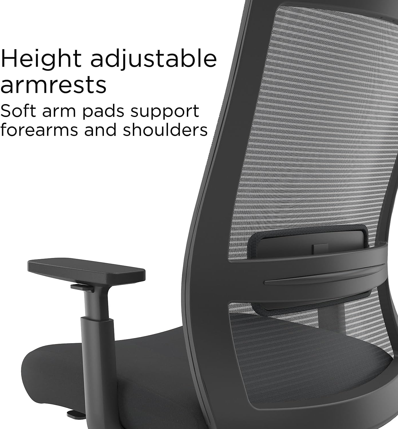 Staples 24328573 Marrett Mesh and Fabric Task Chair Black (53249)