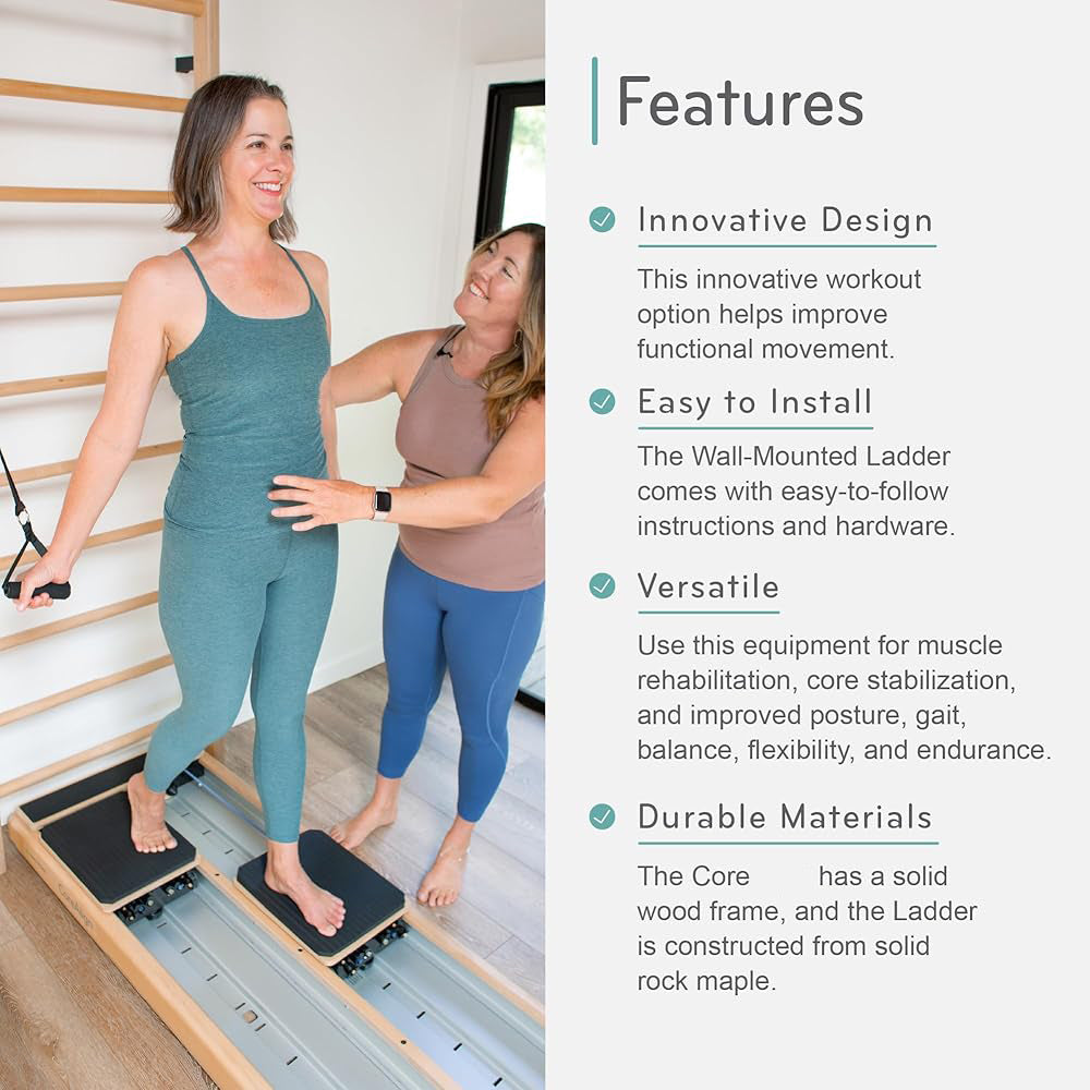 Pilates Align Core Equipment Pilates Reformer Wall-Mounted Trainer Pilates Two-Way Sliding Ladder