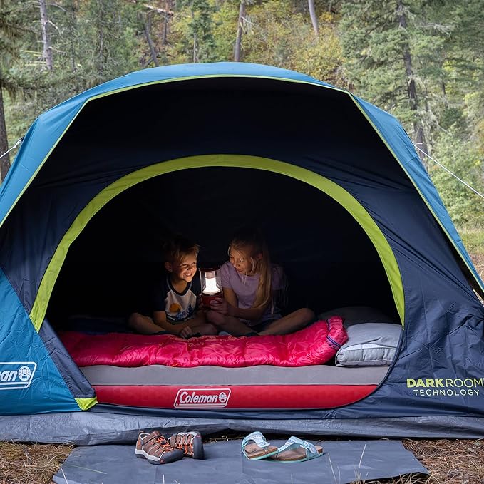 Coleman 4-Person Dark Room Skydome Camping Tent