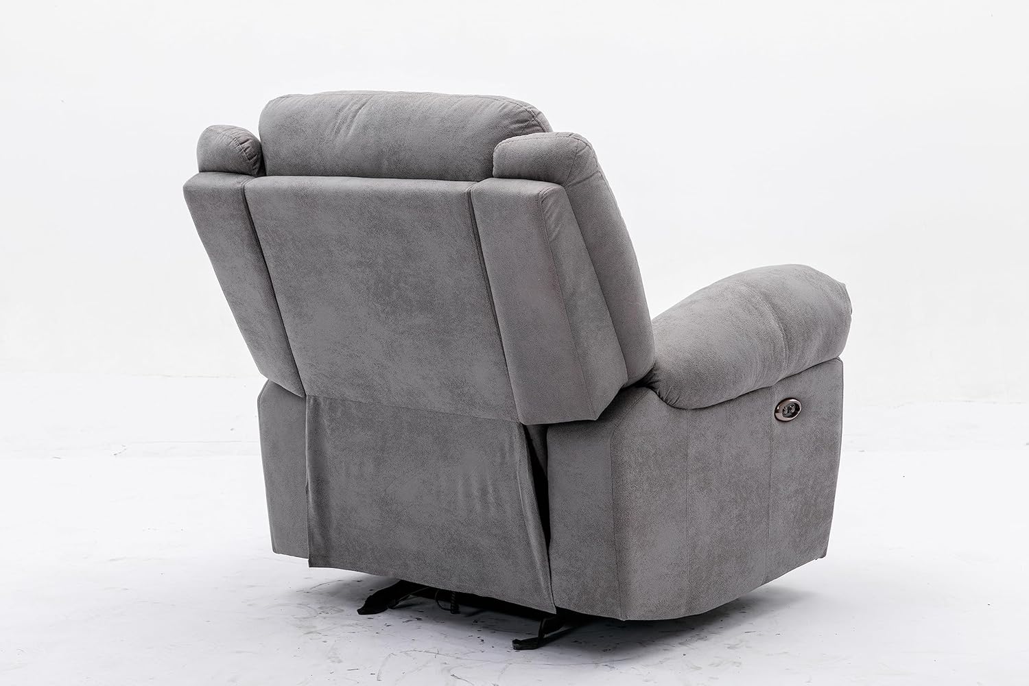 RECLINER & ROCKING SOFA ELECTRIC Faux Leather Recliner Good Comfort Open & Close Single Recliner Sofa-MAF-2319-GCC Home Center