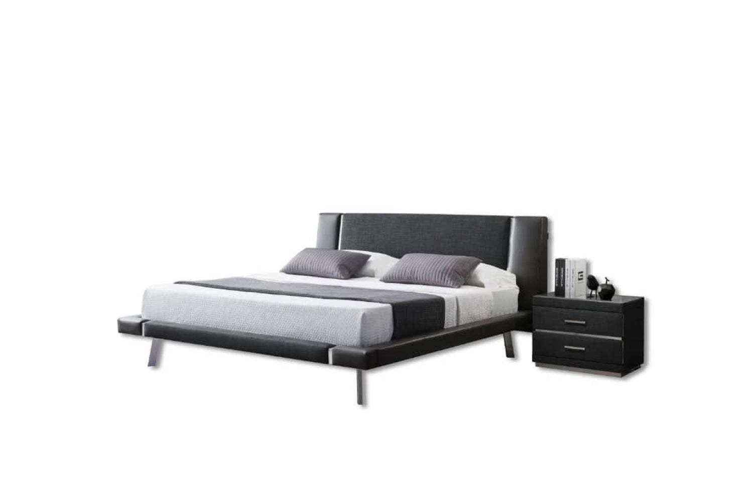 Luxury Double Bed With Metal Frame-GCC Home Center