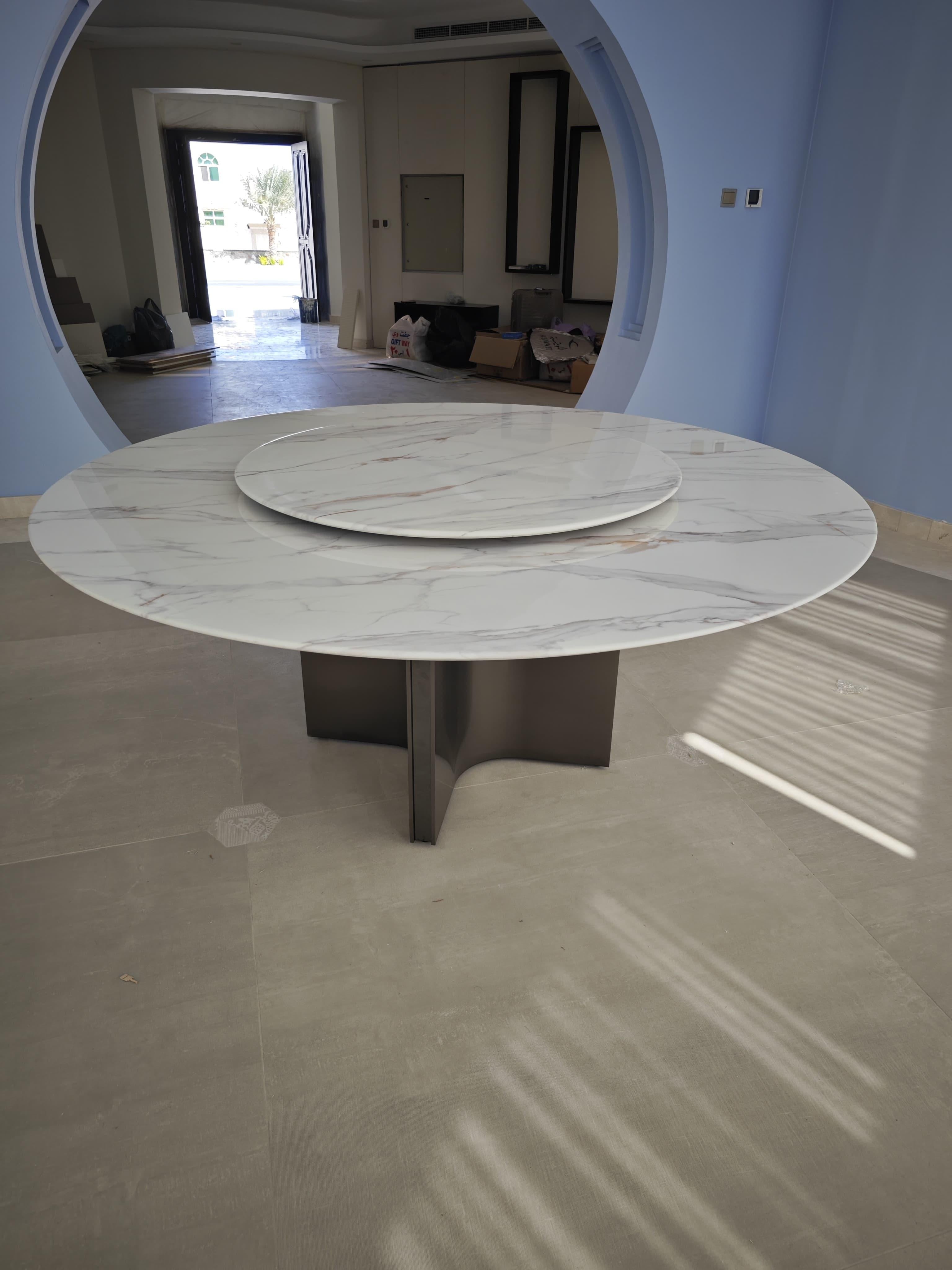 Elegant Round Dining Table -Luxury