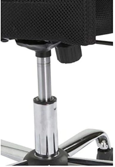 Low Back Mesh Office Chair with Adjustable Height Without Draft Kit - Black-GCC Home Center
