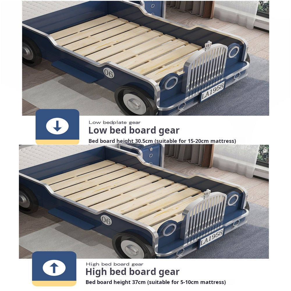 COOLBABY ZLJ1128 Children's Bed Boys Bed Car Style Single Bed-GCC Home Center