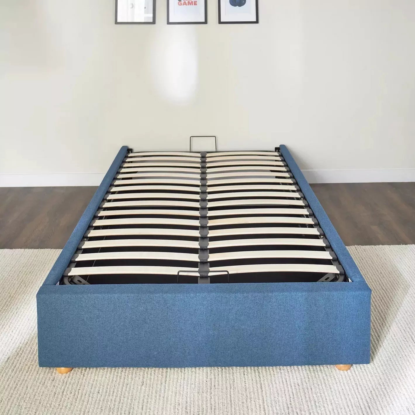 Single Bed 120x200 cm - Blue-GCC Home Center