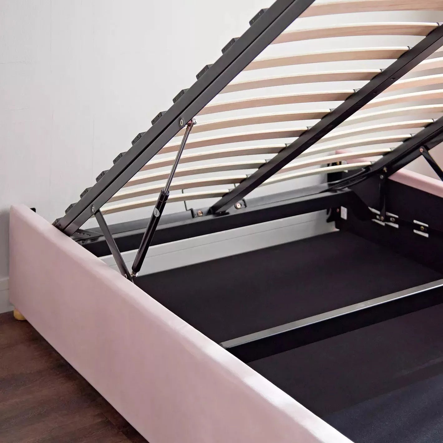 Full Headboard Single Bed 120x200 cm - Pink-GCC Home Center