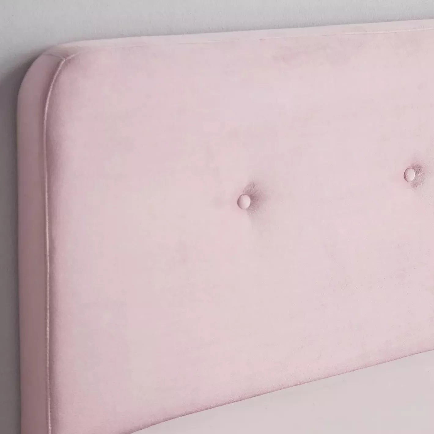 Full Headboard Single Bed 120x200 cm - Pink-GCC Home Center