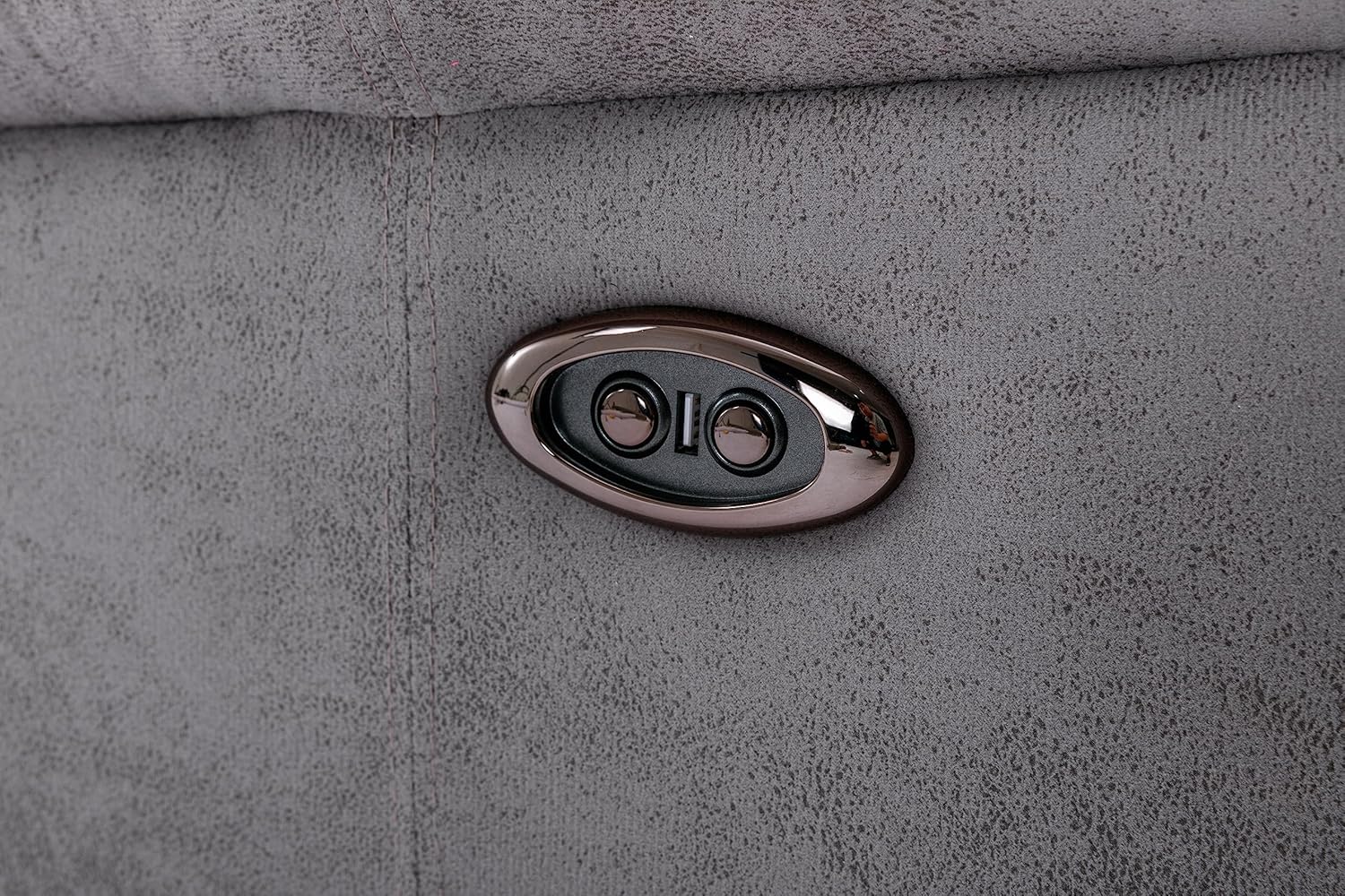 RECLINER & ROCKING SOFA ELECTRIC Faux Leather Recliner Good Comfort Open & Close Single Recliner Sofa-MAF-2319-GCC Home Center