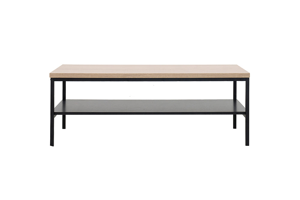 Coffee Table with Engineered Wood Top and Metal Frame