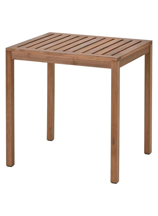 Coolbaby Table, Outdoor, Light Brown Stained, 75X63 Cm