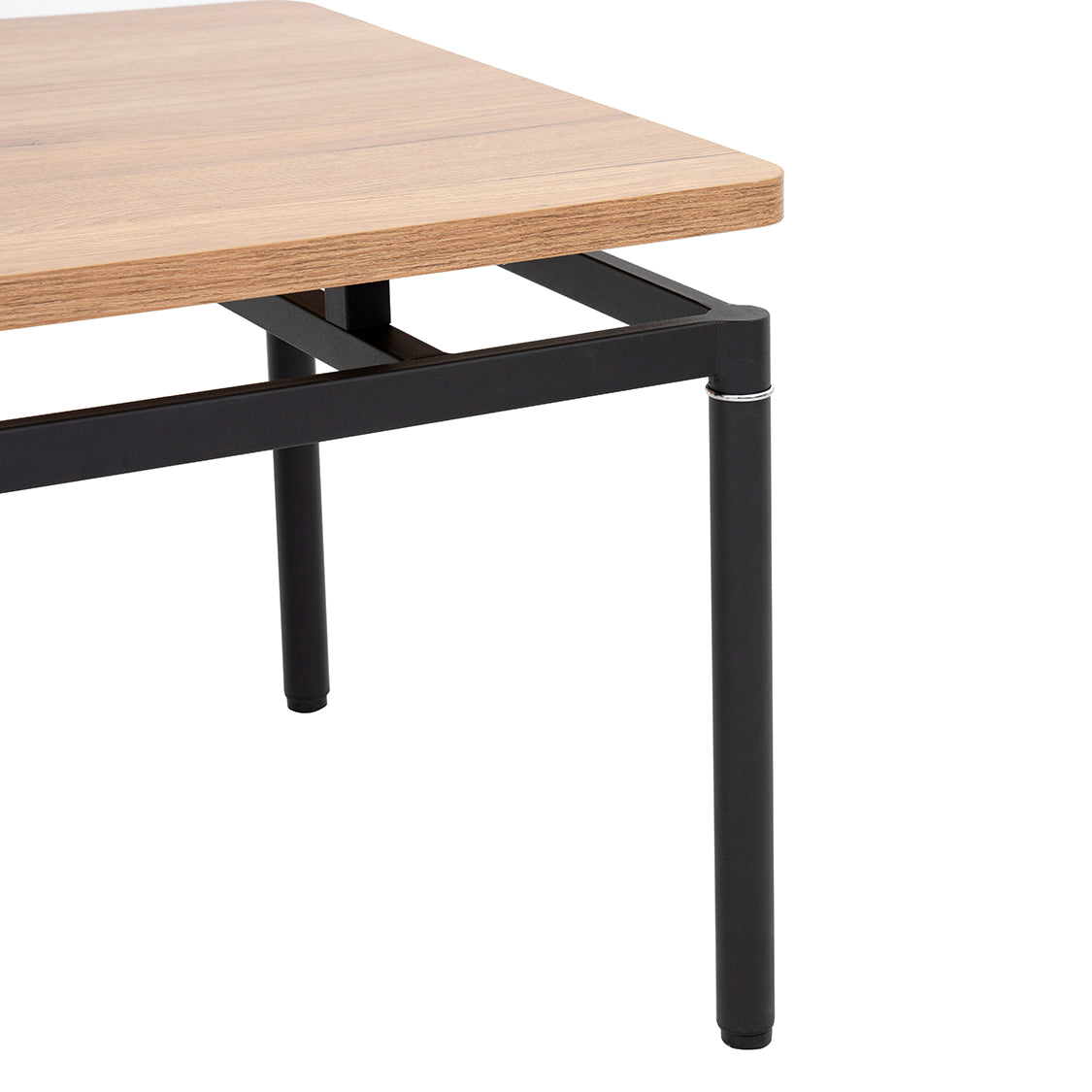 Coffee Table with Engineered Wood Top and Metal Frame